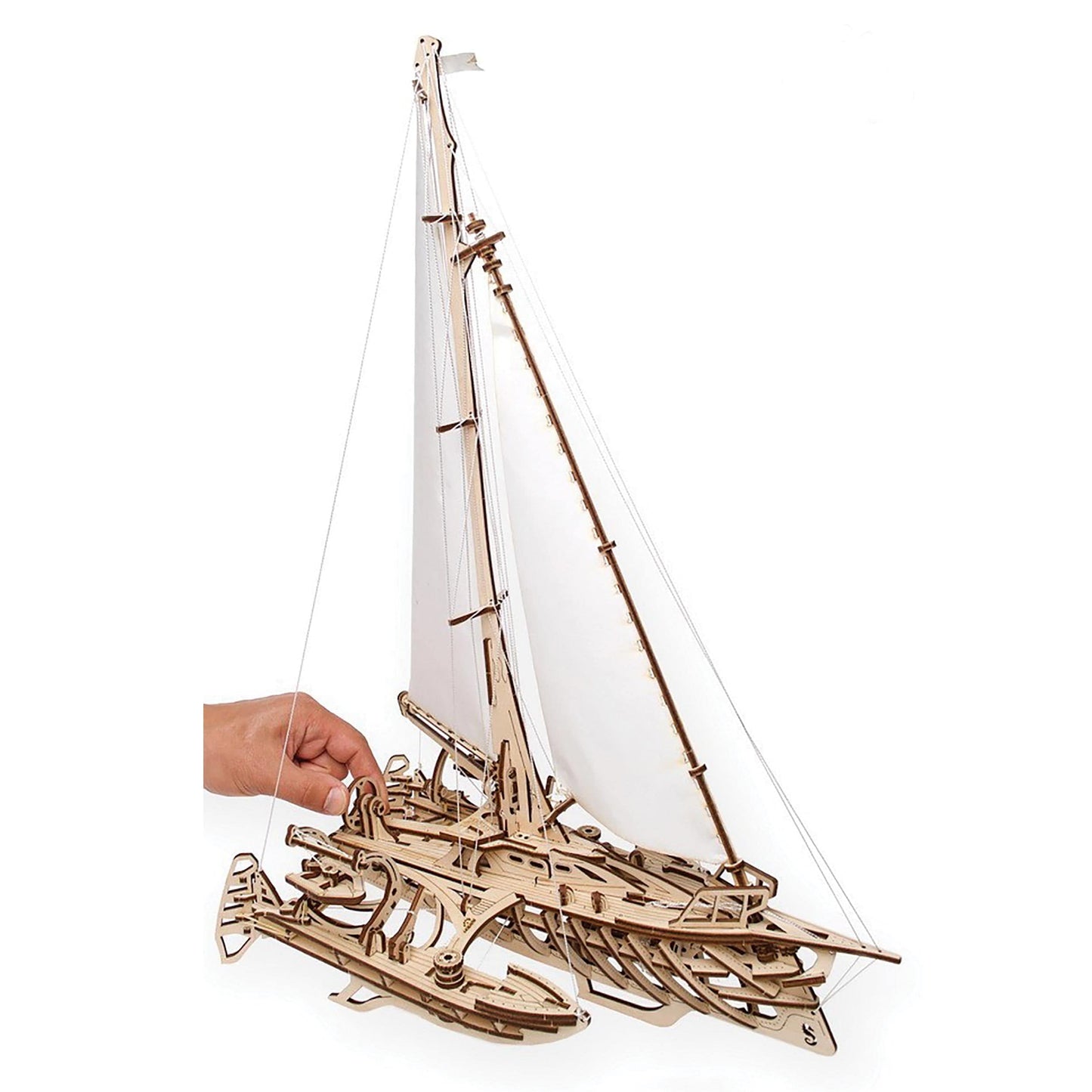 Trimaran Merihobus Sailboat Model Kit alt 0