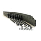 Weathered Wood Curved Playground Border 16' - 1" profile                 alt 0