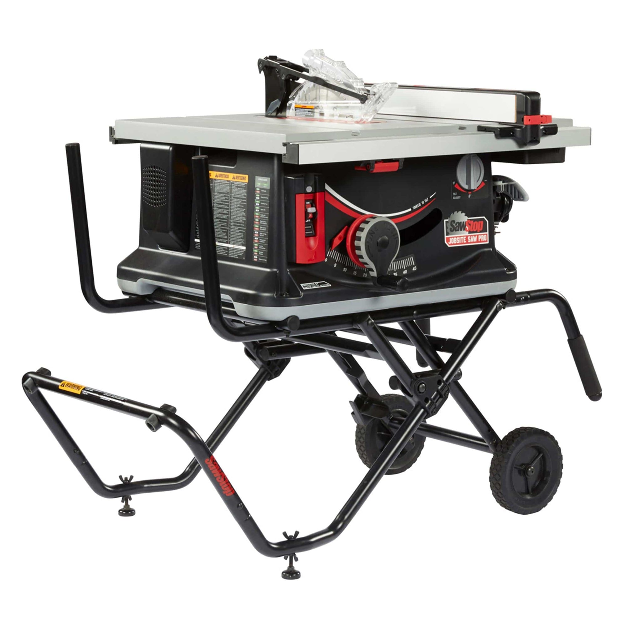 Jobsite Saw PRO with Mobile Cart Assembly - 1-1/2 HP - 1PH - 120V Model JSS-120A60