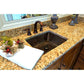 Rectangle Under Counter Hammered Copper Bathroom Sink alt 0