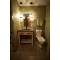 Rectangle Under Counter Hammered Copper Bathroom Sink alt 0