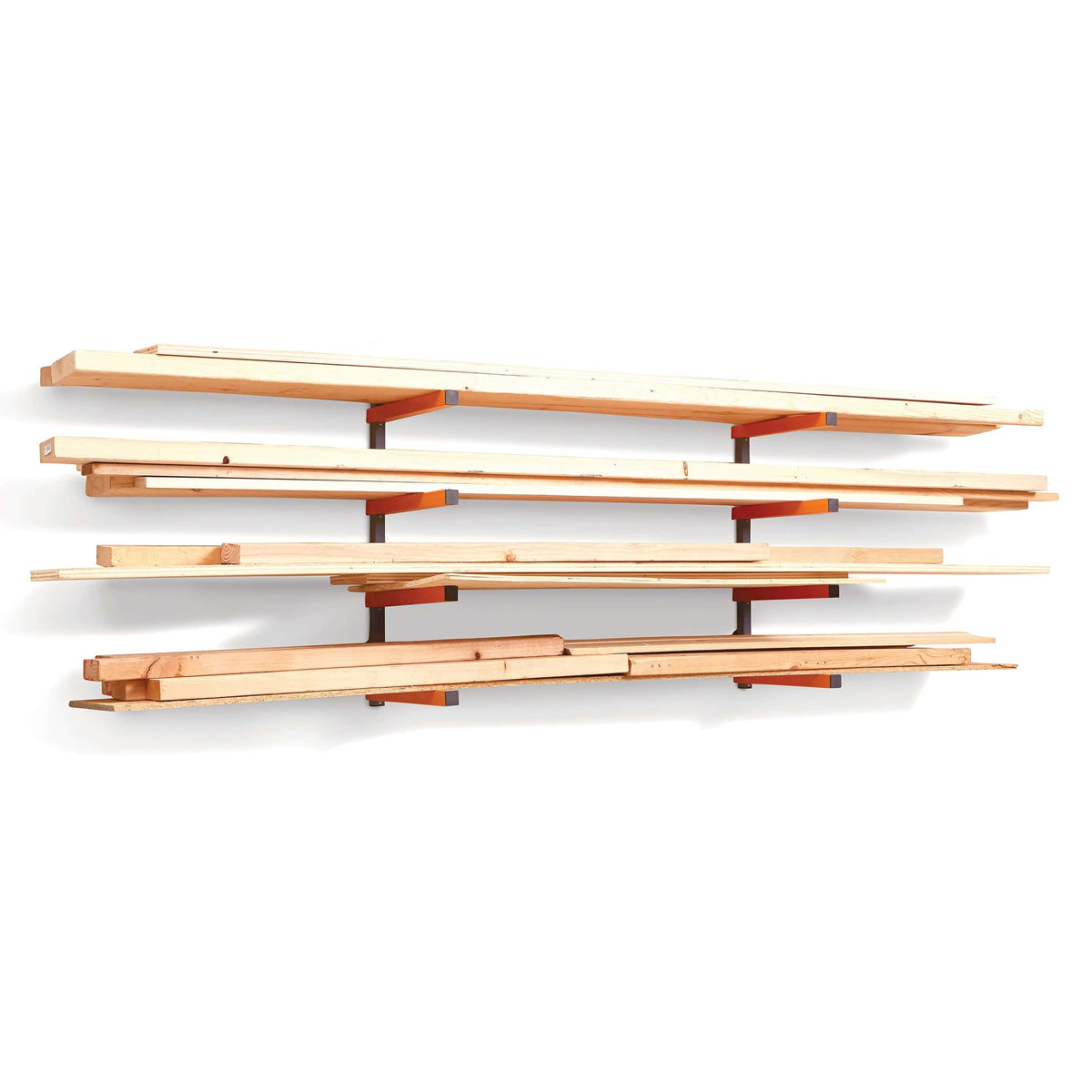 Buy Bora® Wood Rack - 4 Tier - Orange/Gray at Woodcraft