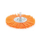 4" Nyalox Wheel Brush 120Grit (Orange) alt 1