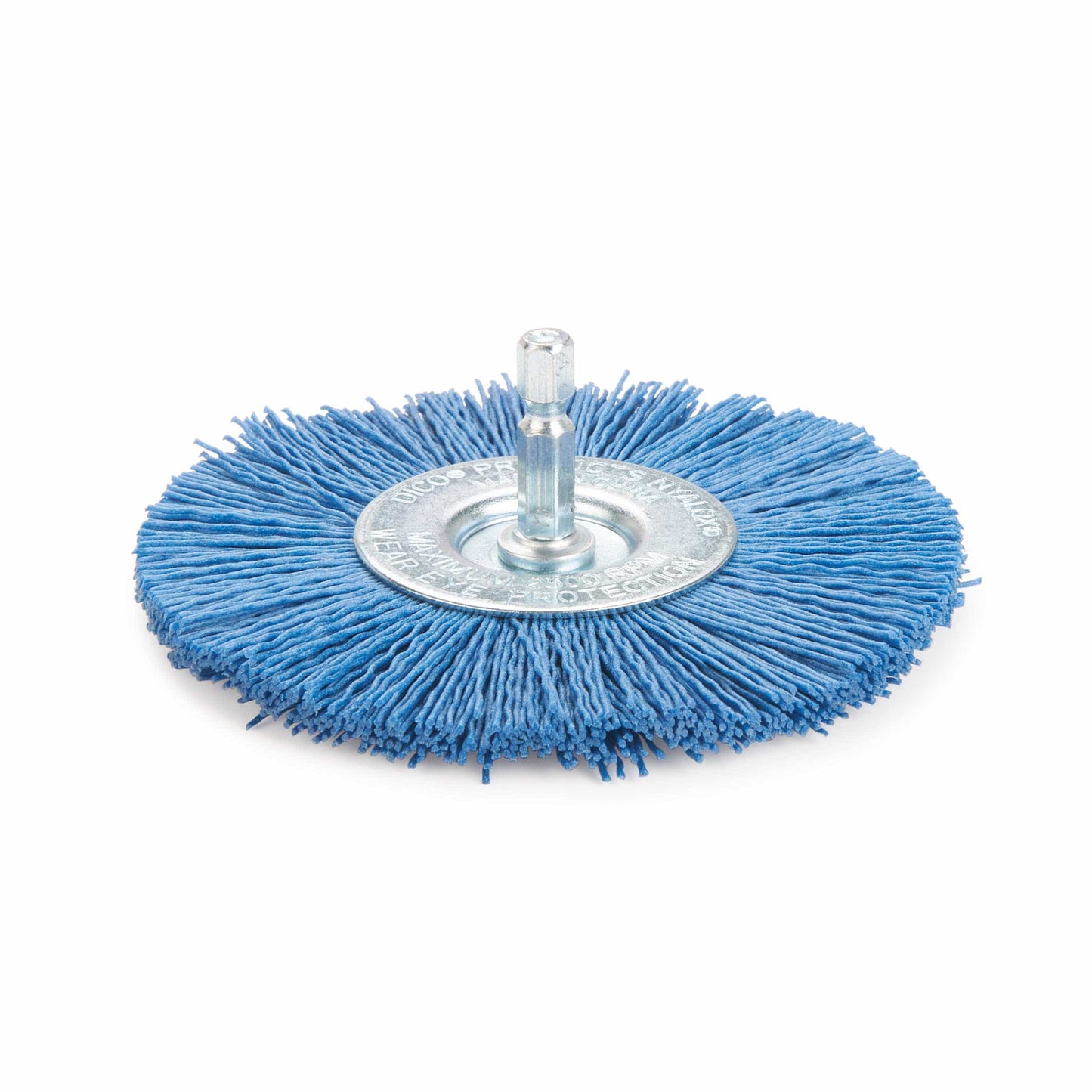 4" Nyalox Wheel Brush 240Grit (Blue) alt 1