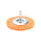 3" Nyalox Wheel Brush 120Grit (Orange) alt 1