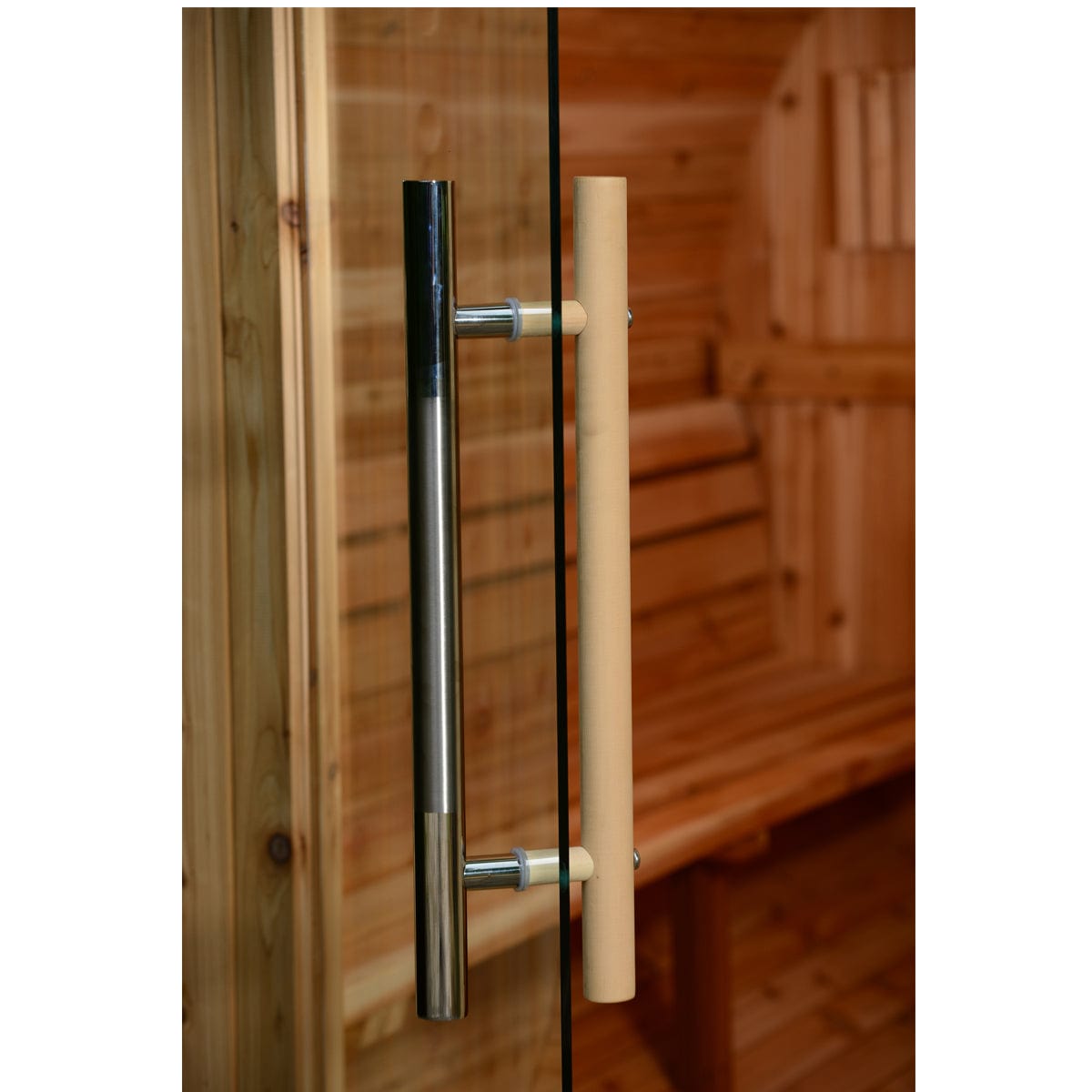Princeton Electric Barrel Sauna in Clear Cedar alt 0