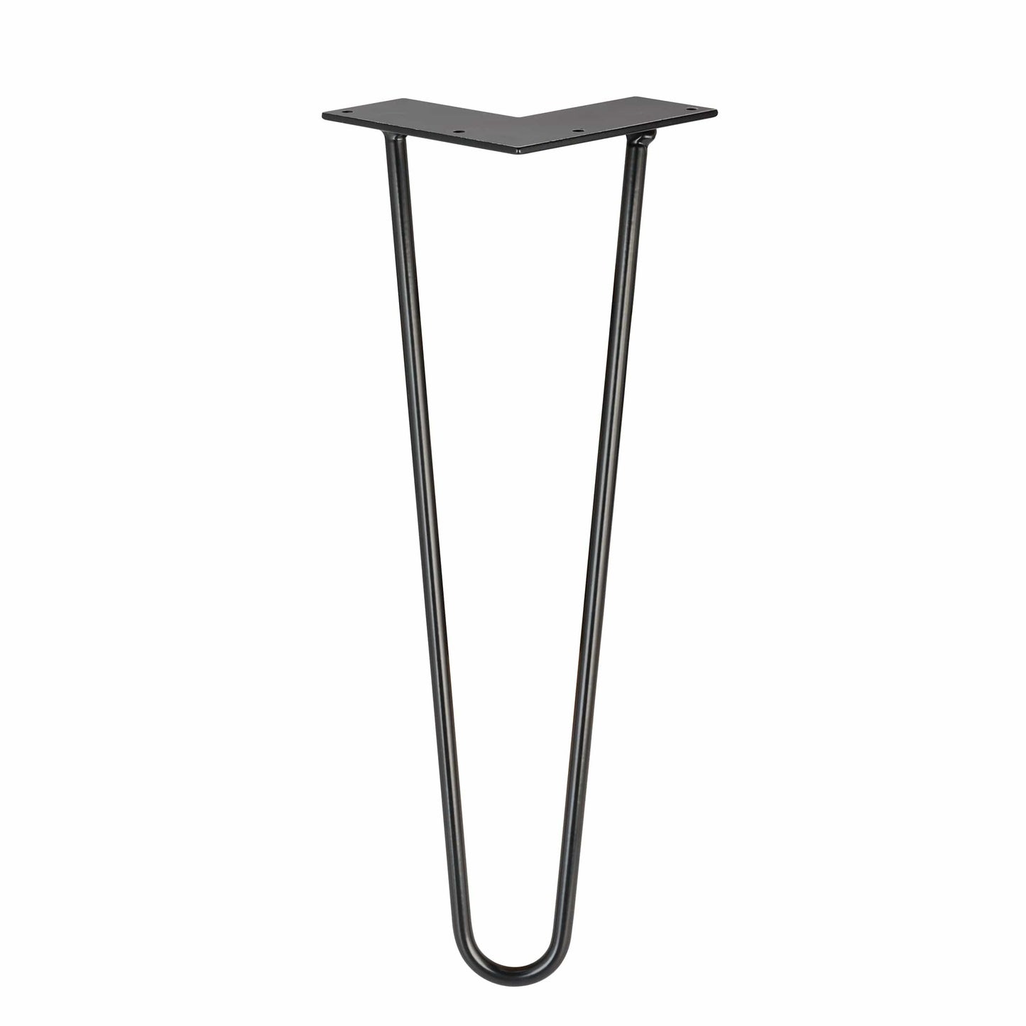 2-wire Hairpin Leg Black 3/8" x 16" alt 0