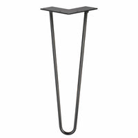 2-wire Hairpin Leg Black 3/8" x 20" alt 0