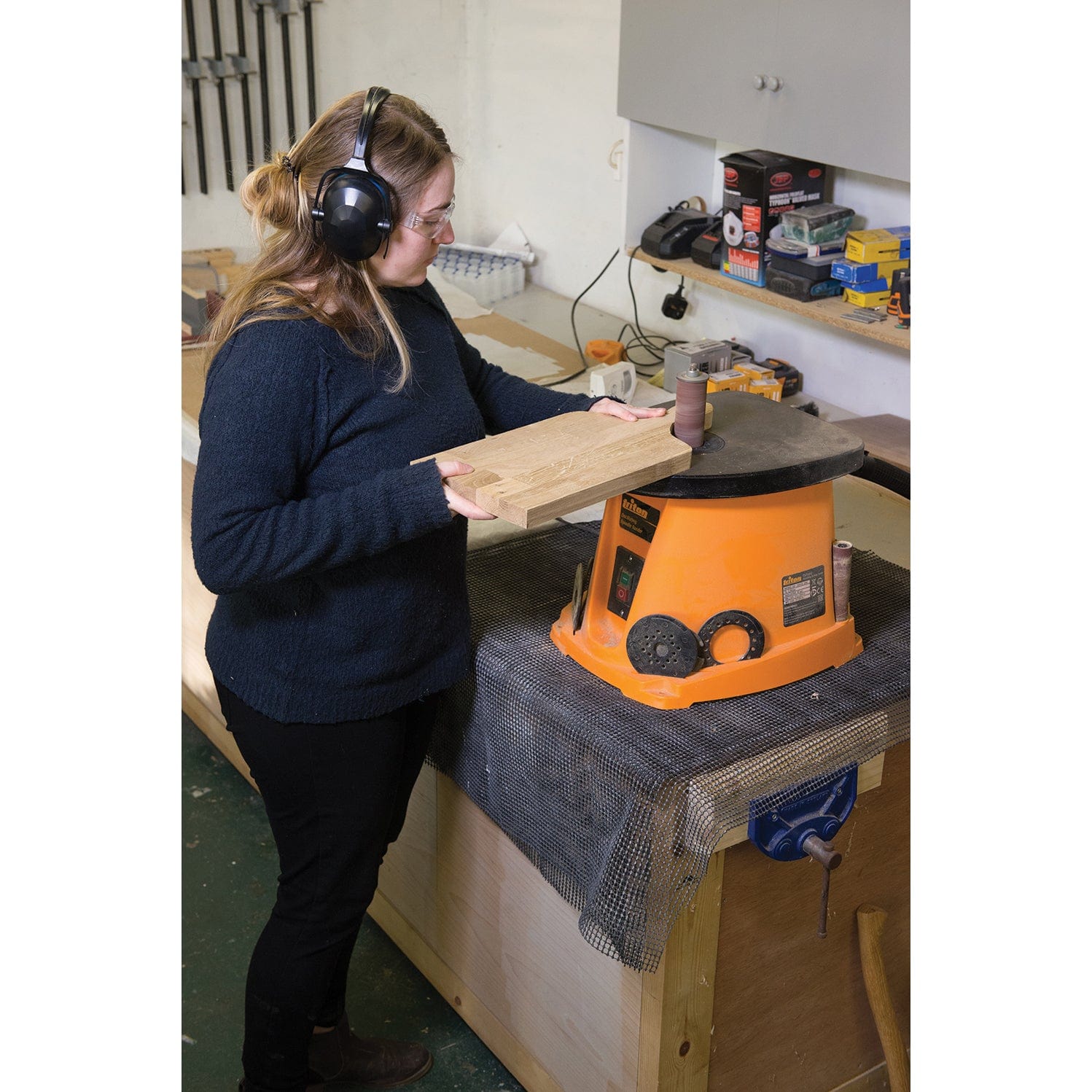 Oscillating Spindle Sander - Model TSPS450 alt 0