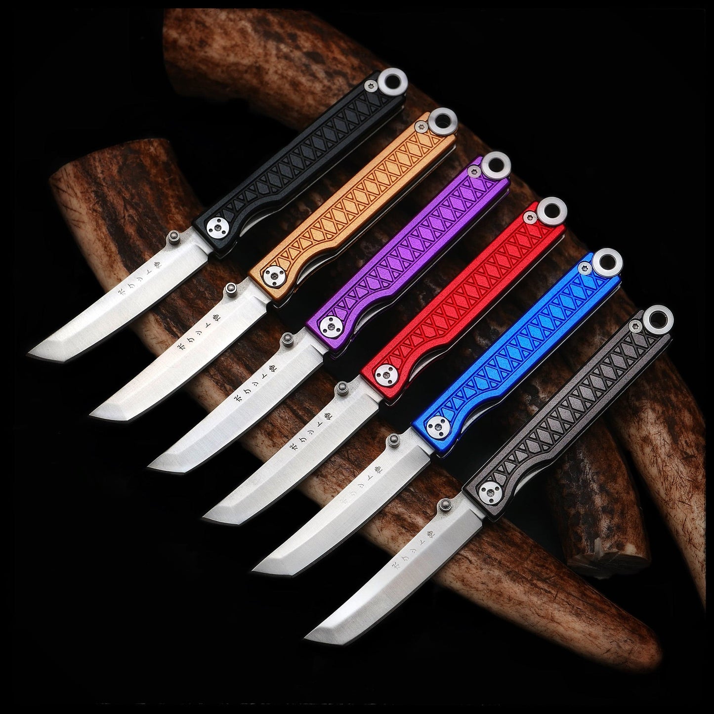 Pocket Samurai  Keychain Knife - Red alt 0