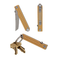 Pocket Samurai  Keychain Knife - Bronze alt 0