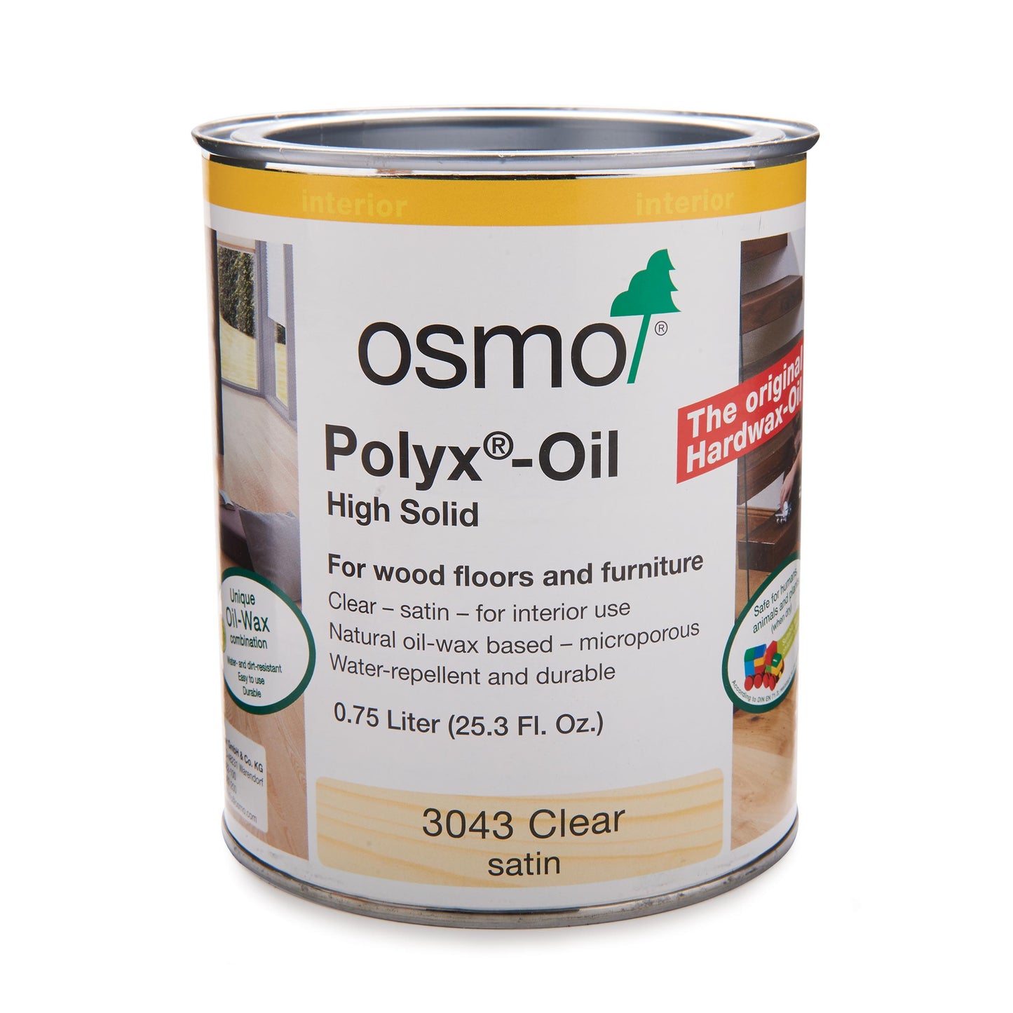 (H) Polyx Oil Clear Satin 3043 .75 l alt 0