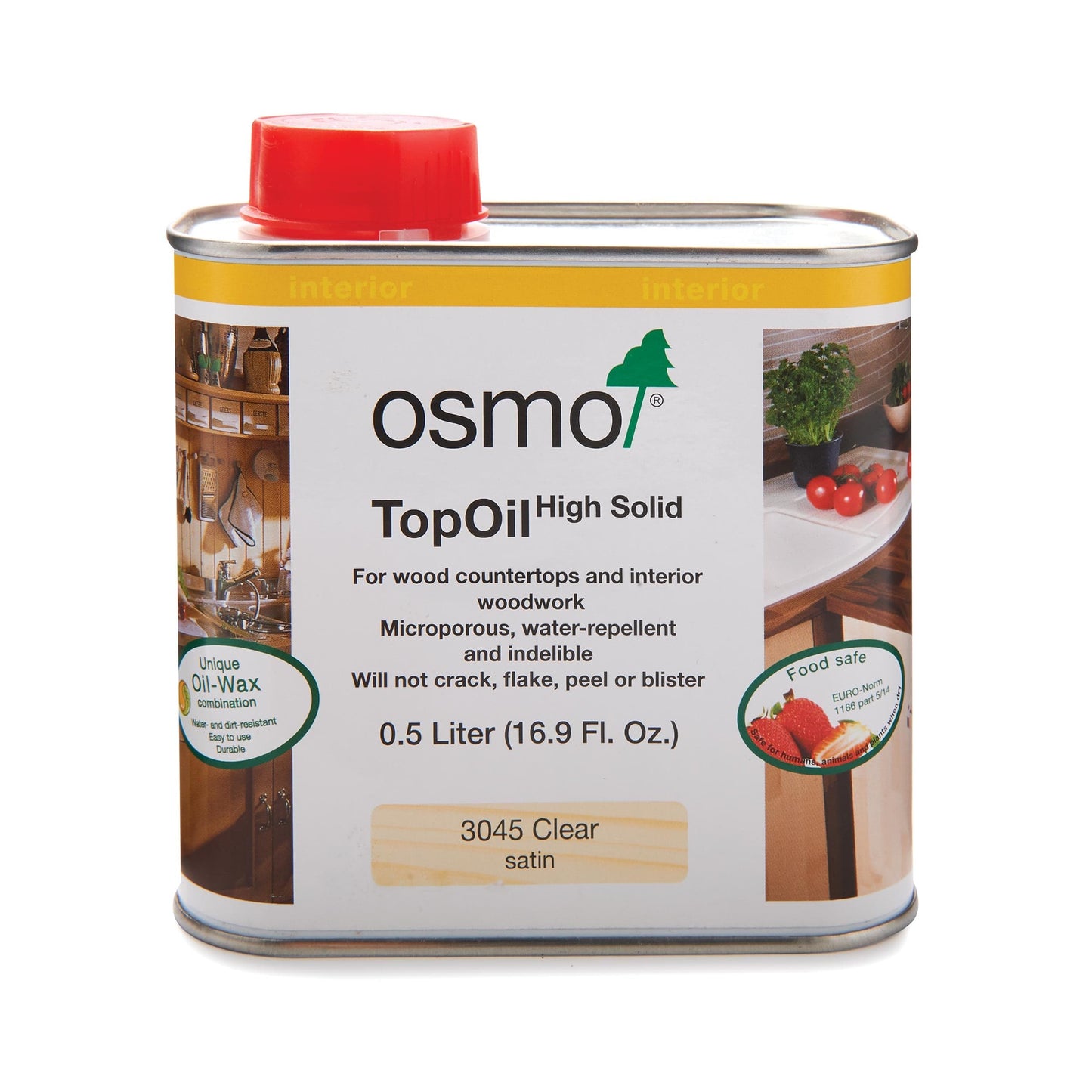 Top Oil - 3045 Clear - Satin - Solvent Based - .5 L                         alt 5