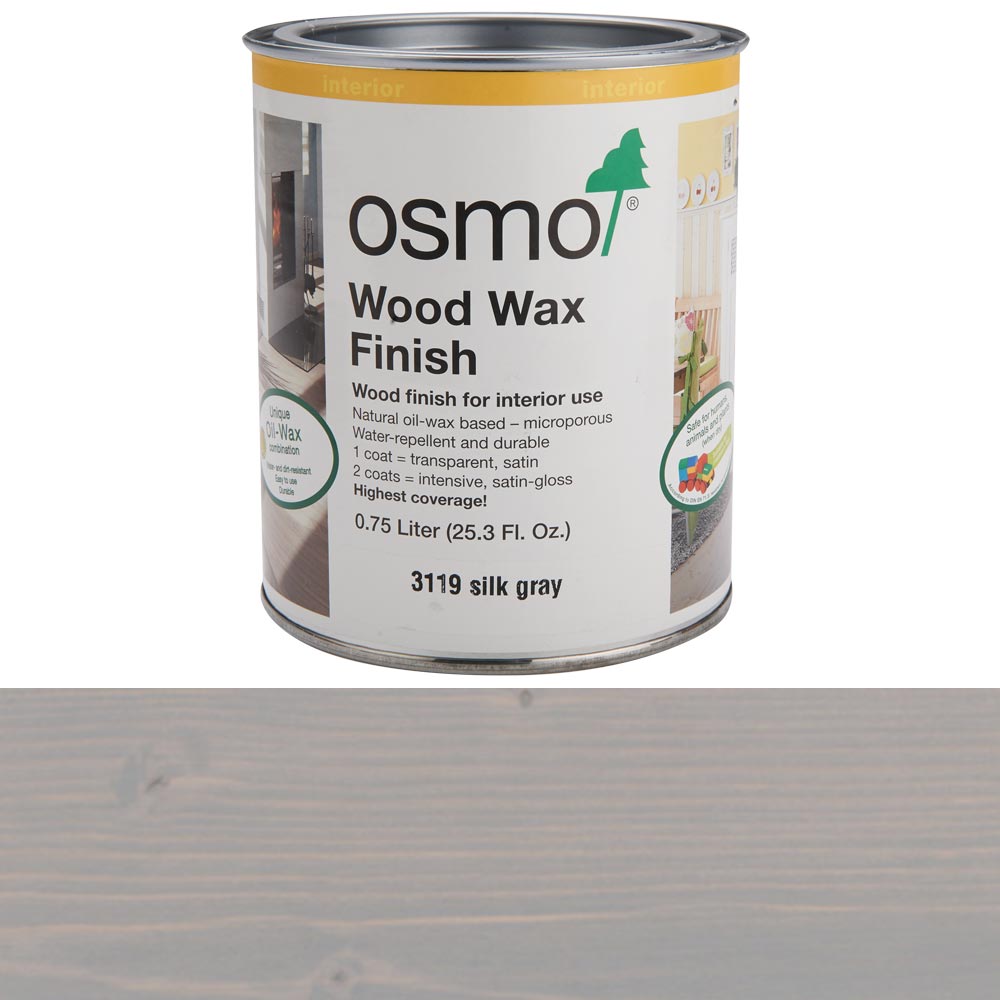 (H) Wood Wax Silk Grey 3119 .75 l         alt 0