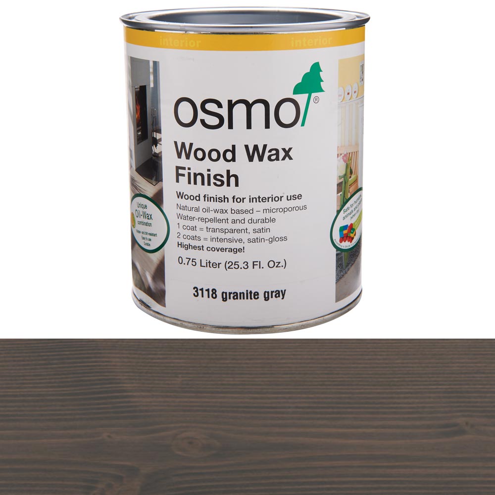 (H) Wood Wax Granite Grey 3118 .75 l    alt 0