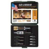 Modular Drill & Driver Countersink Drill Bit Set - 10 Piece alt 0