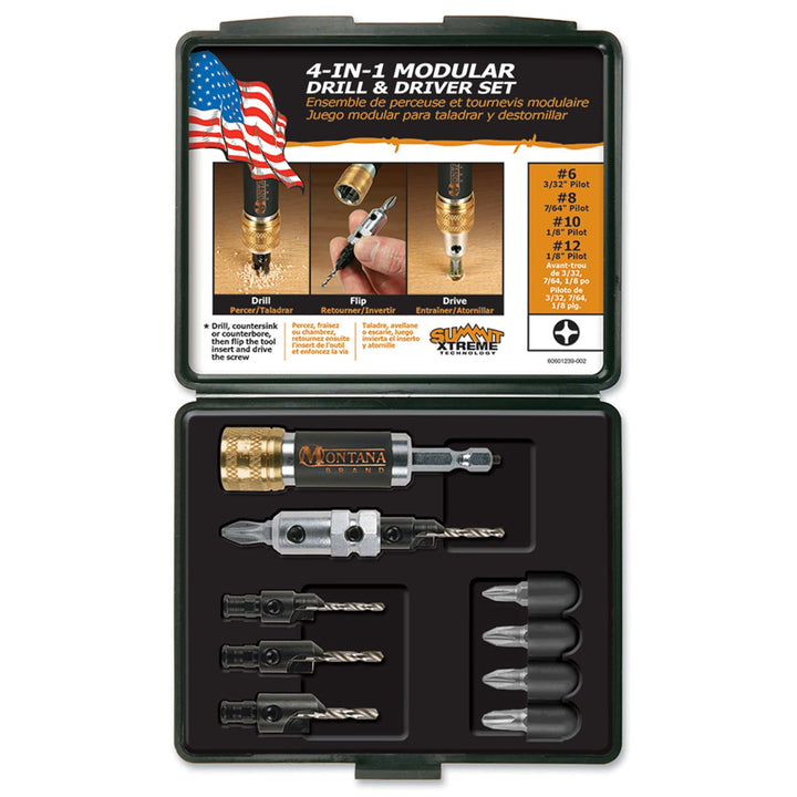 Montana SelfCentering Drill & Driver Set 16 Piece Woodcraft