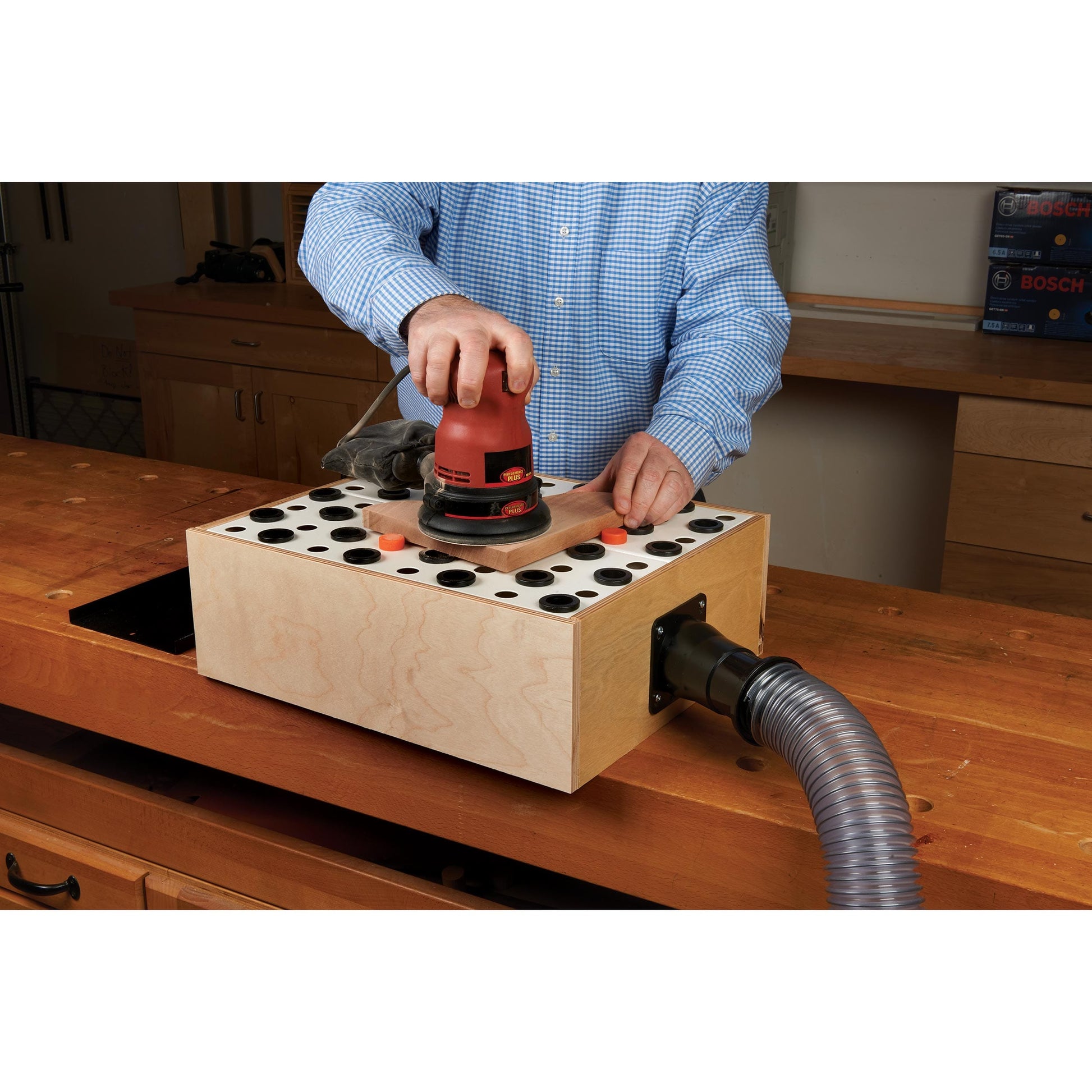 Dust Connection - DIY Downdraft Panels with Blank Kit - 2 Piece alt 0