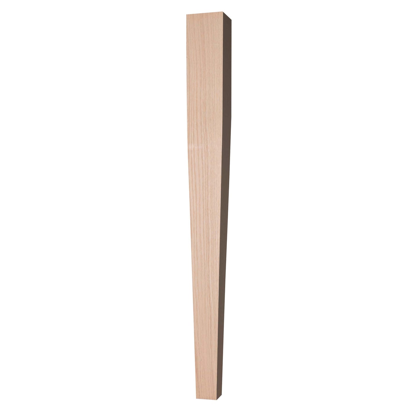Four Sided Tapered Leg Red Oak alt 0