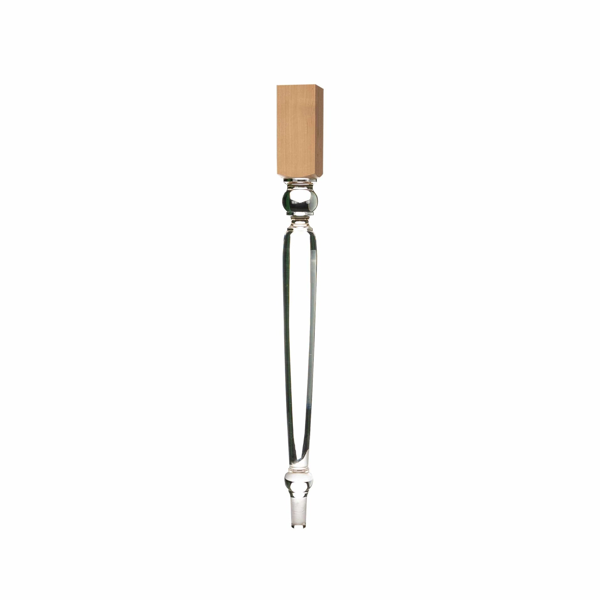 Old English Style Acrylic Island Leg Cherry alt 0