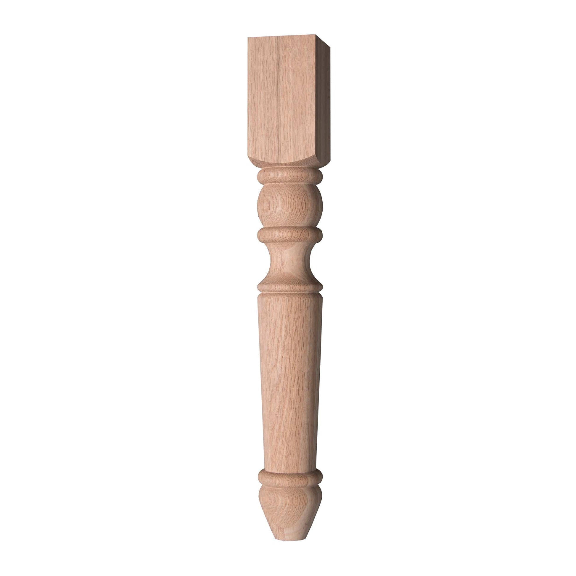 Portsmouth Dining Table Leg Red Oak alt 0