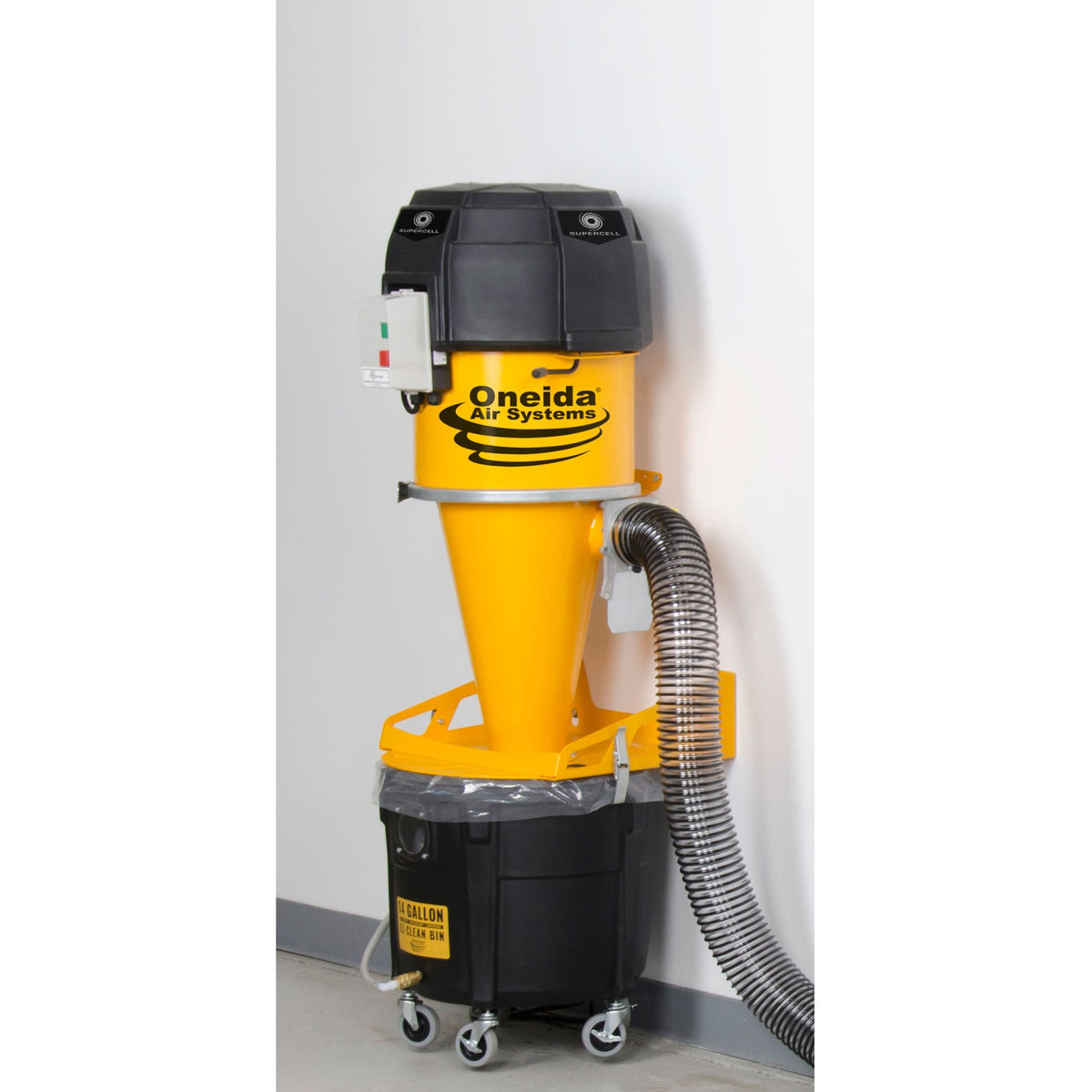 Oneida Air Systems Supercell High-Pressure Dust Collector - 14 Gallon ...