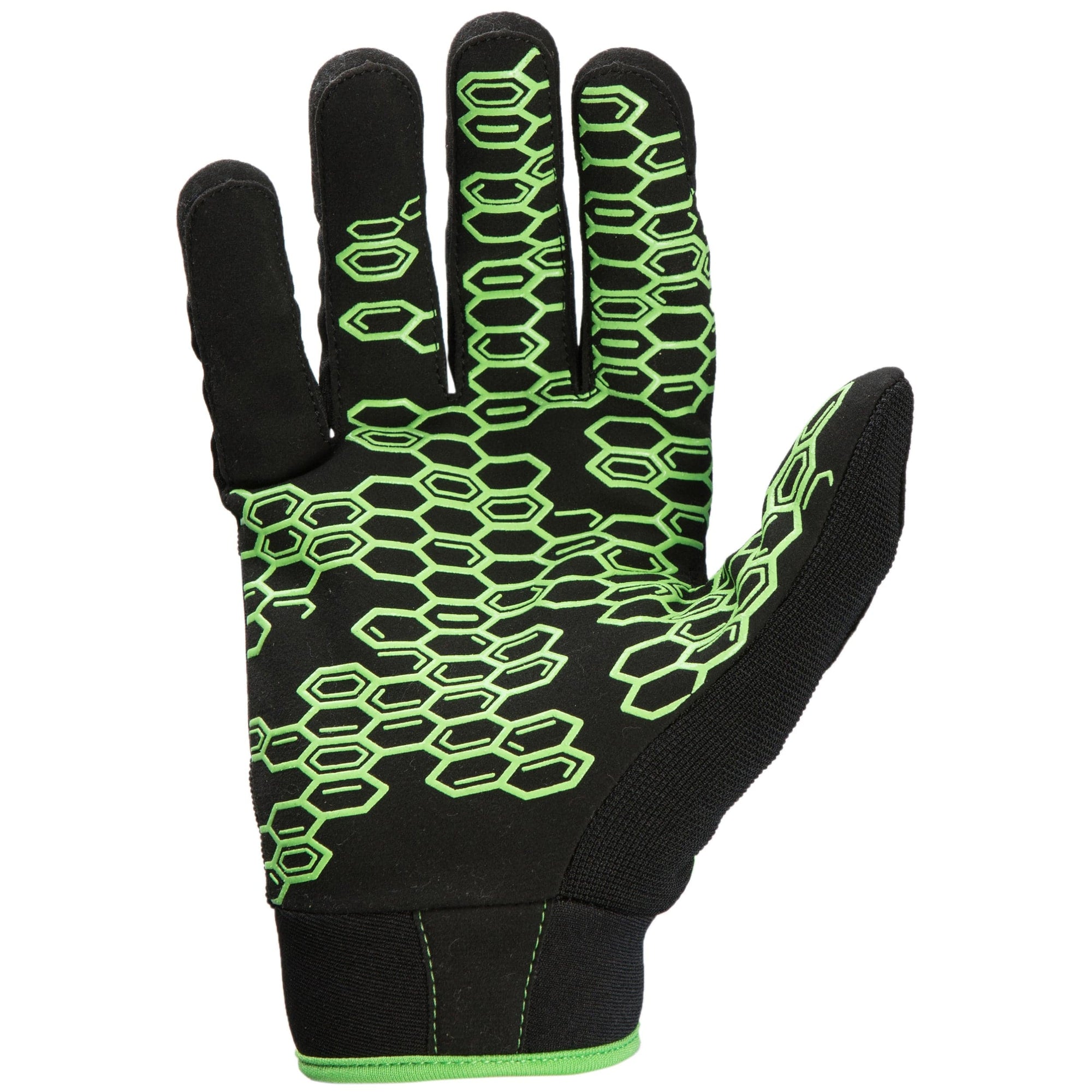 Grasper Gloves, Black/Green, Medium alt 0