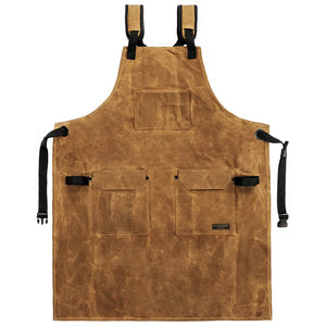 5-Pocket Deluxe Utility Apron - 16 oz Waxed Canvas - 33