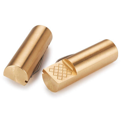 Brass Bench Dogs - 2-3/8" x 3/4" - Pair alt 0