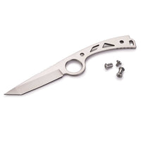 Tanto Point Fixed Blade Point Knife for Hunting and Fishing - 6-5/8" - Unfinished Kit alt 0