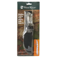 Modified Fixed Blade Trailing Point Skinner Knife for Hunting and Fishing - 9-1/8" - Unfinished Kit alt 0