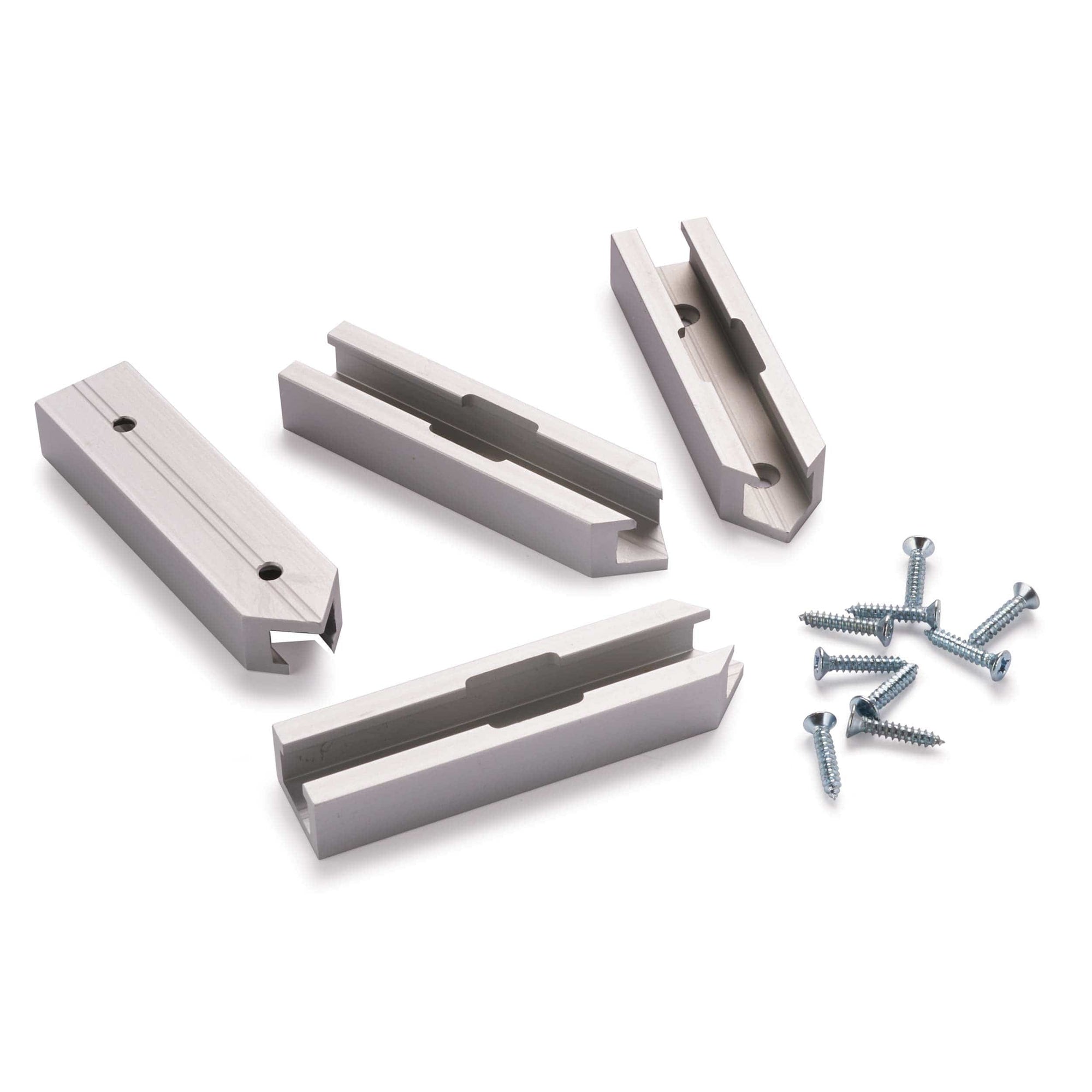 Standard 1/4" T-Track Cross Junction - 4 Piece alt 0