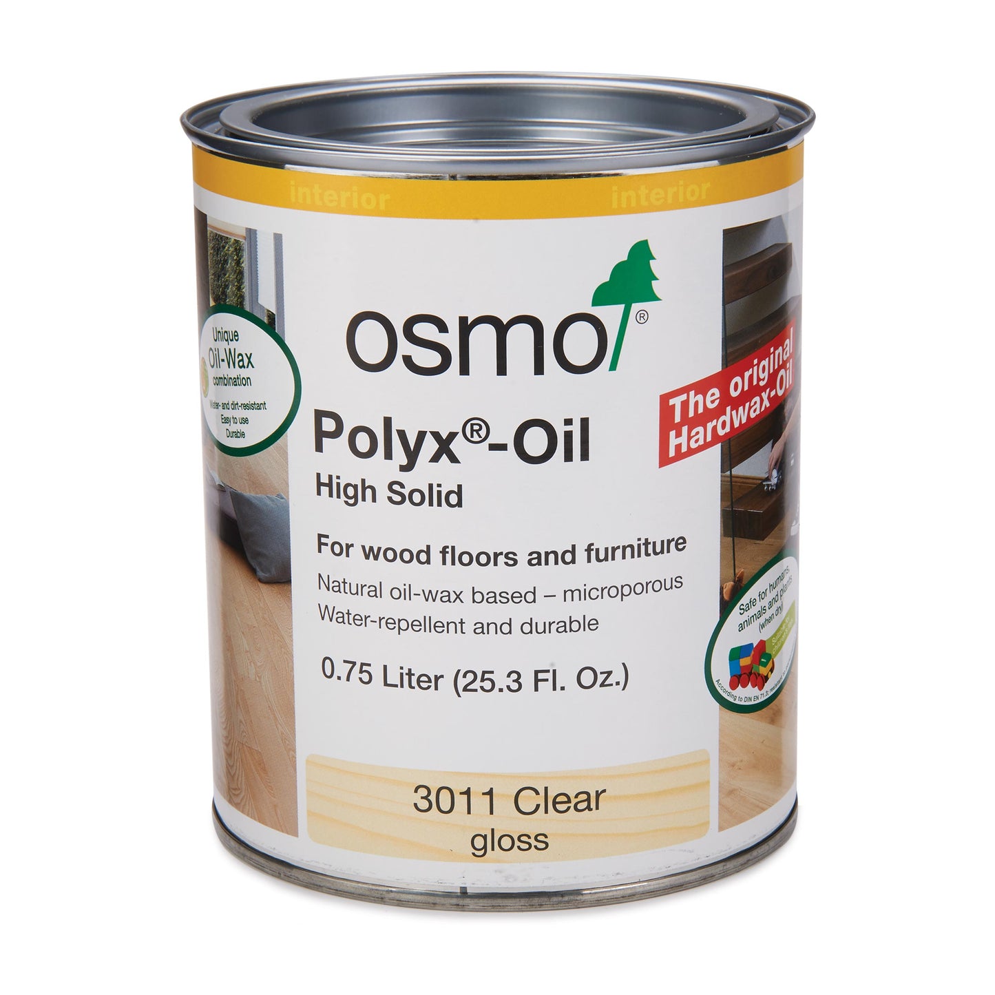 (H) Polyx Oil Clear Gloss 3011 .75 l                        alt 0