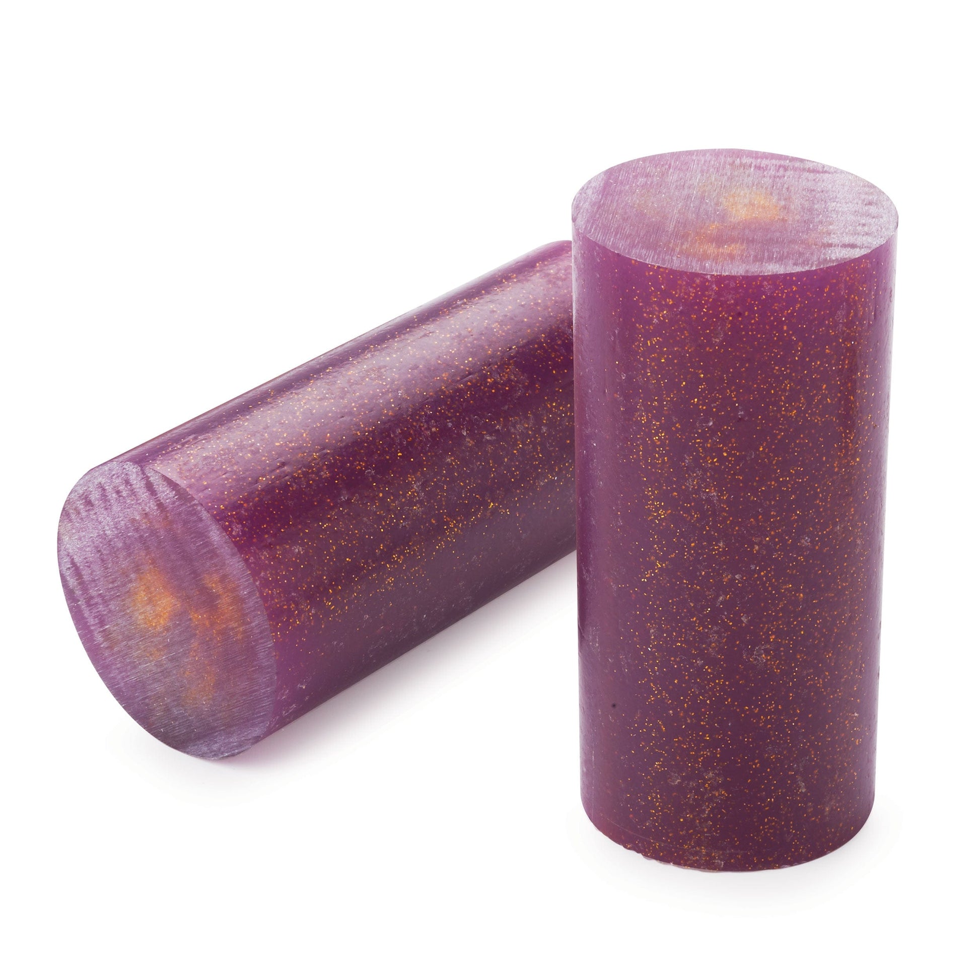 Poly Resin Bottle Stopper Blank - 1-1/2" x 1-1/2" x 3" - Purple Copper alt 0