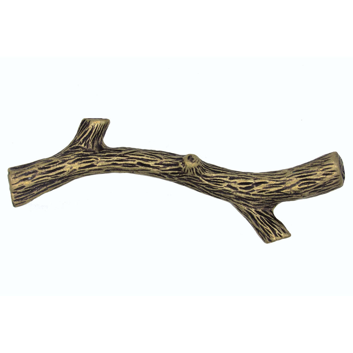 Twig Rattle Small Twig Pull, Brass Oxide | Woodcraft