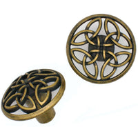 Celtic Knob,  Brass Oxide alt 0