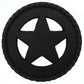 Star with Roped Edge, Matte Black alt 0