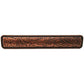 Large Engraved Flower Pull, Copper Oxide alt 0