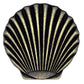 Scallop Seashell Knob, Brass Oxide alt 0