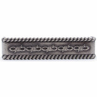 Barbed Wire with Roped Edge Pull, Pewter Oxide alt 0