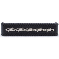 Barbed Wire with Roped Edge Pull, Matte Black/Nickel Combo alt 0