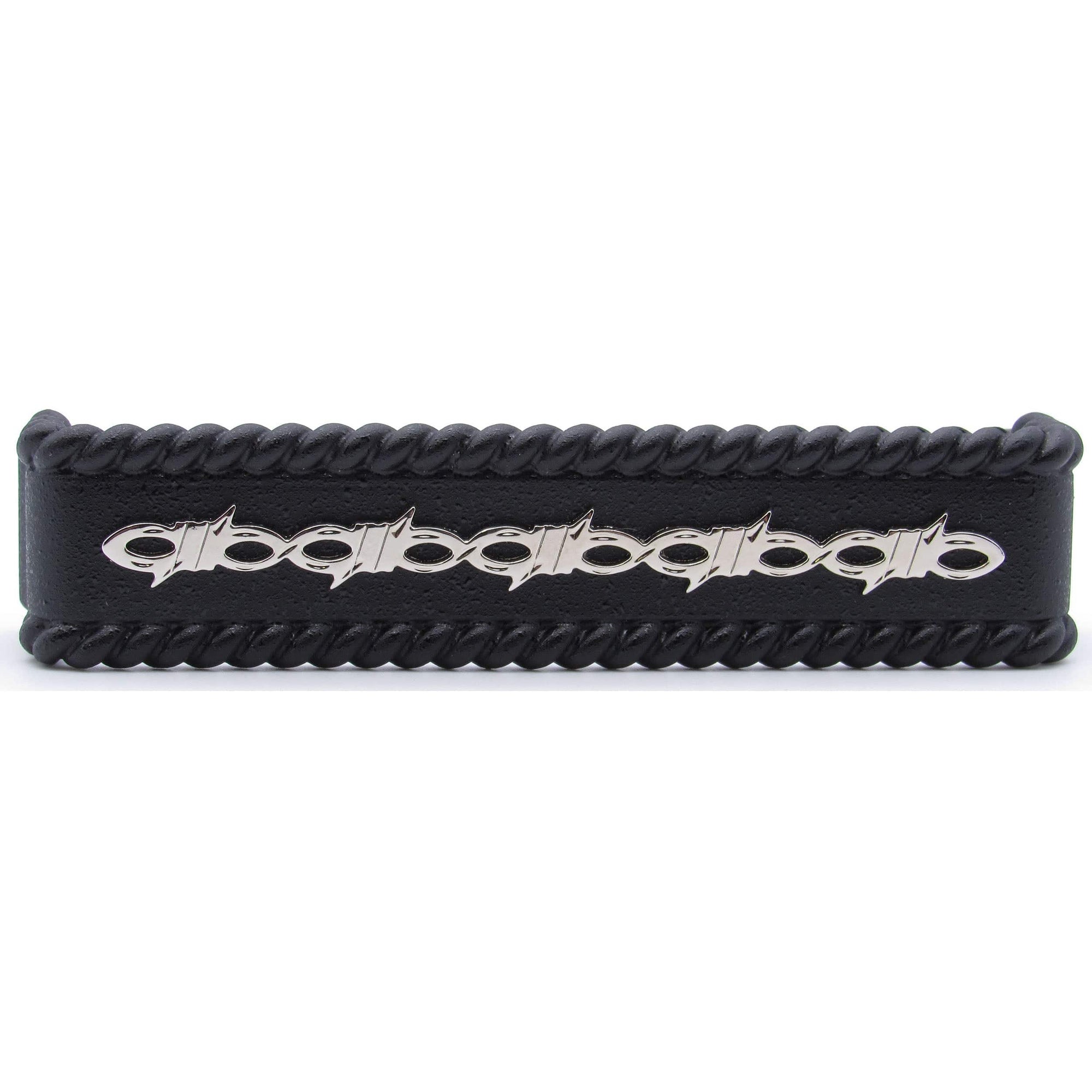 Barbed Wire with Roped Edge Pull, Matte Black/Nickel Combo alt 0