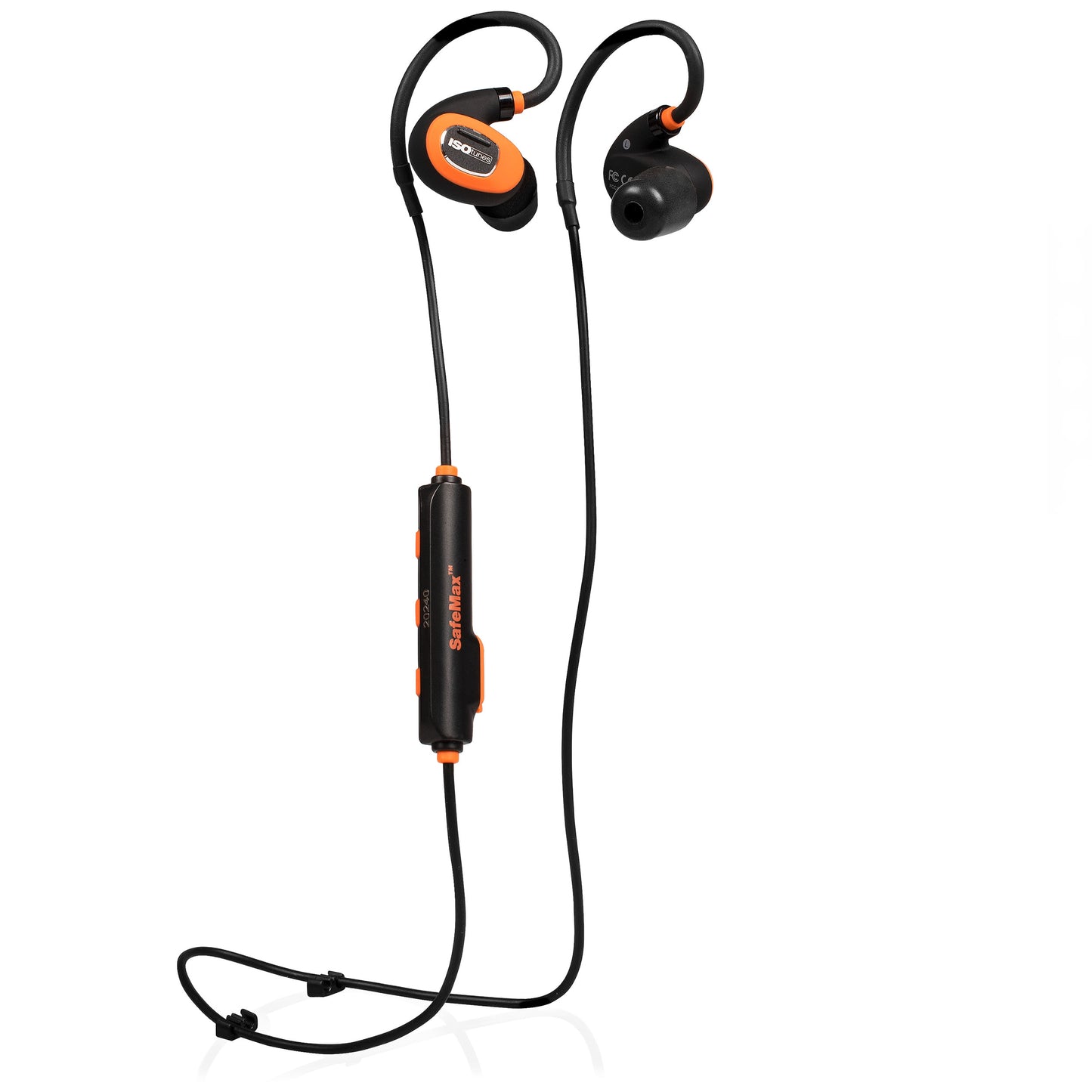 PRO 2.0 Bluetooth Noise-Isolating Safety Earbuds - Orange/Bl alt 0
