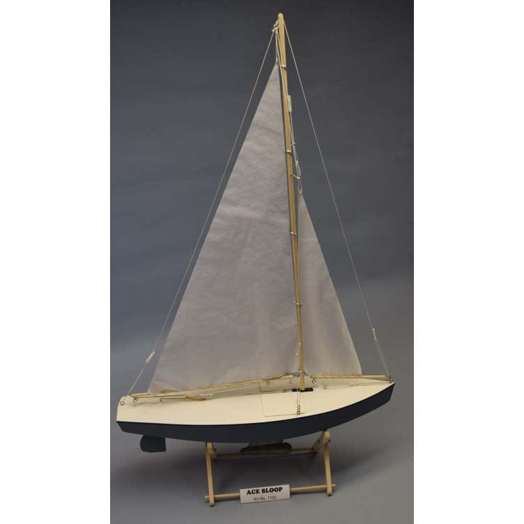 Ace Racing Sloop Boat Model Kit | Woodcraft