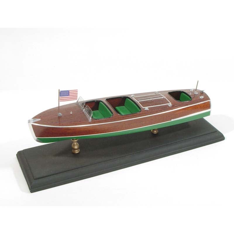 Laser Classic Boat Model Kit Chris Craft 1938 Triple Cockpit Barrel Back alt 0