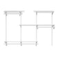 ShelfTrack Adjustable Closet Organizer 4' - 6' W, White alt 0