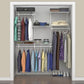 ShelfTrack Adjustable Closet Organizer 4' - 6' W, White alt 2