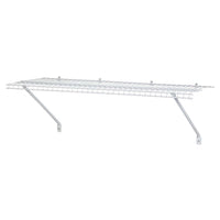Wire Shelf Kit 48" W x 12" D, White alt 0