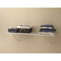 Wire Shelf Kit 48" W x 12" D, White alt 0