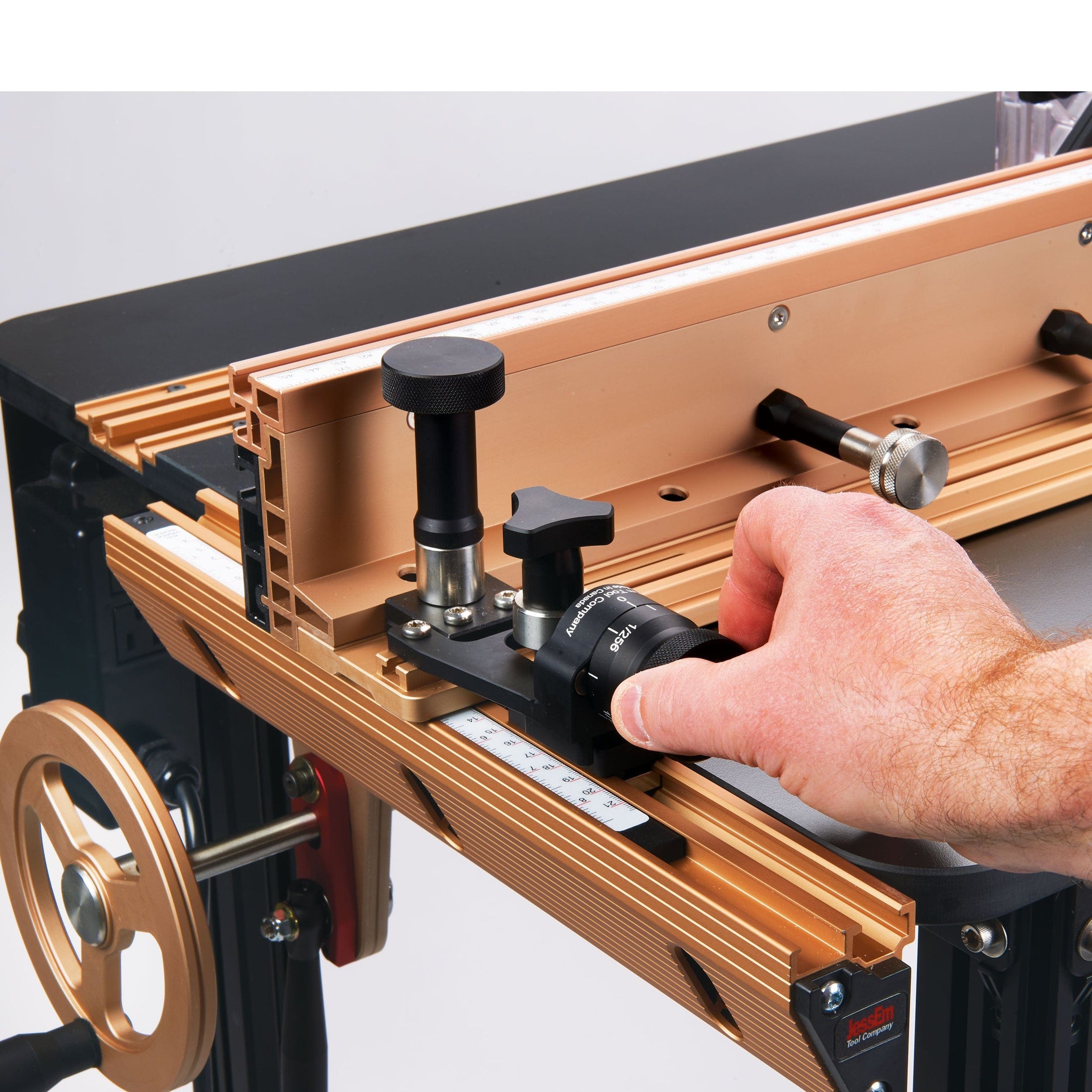 JessEm Micro-Adjuster For Router Table Fence | Woodcraft